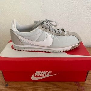 Nike Cortez sneakers. They need to be cleaned!